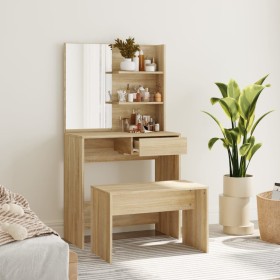 Sonoma oak dressing table set 74.5x40x141 cm by vidaXL, Bedroom Dressers - Ref: Foro24-3114141, Price: 114,84 €, Discount: %
