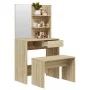 Sonoma oak dressing table set 74.5x40x141 cm by vidaXL, Bedroom Dressers - Ref: Foro24-3114141, Price: 114,84 €, Discount: %