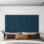 Wandpaneele 12 Stück blauer Samt 30x30 cm 1,08 m² von vidaXL, Wandverkleidung - Ref: Foro24-343806, Preis: 44,38 €, Rabatt: %