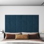 Wandpaneele 12 Stück blauer Samt 30x30 cm 1,08 m² von vidaXL, Wandverkleidung - Ref: Foro24-343806, Preis: 45,31 €, Rabatt: %