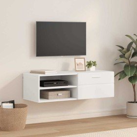 Gabinete de TV Blanco 100.5 x 39 x 30 cm Madera contrachapada