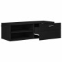 Gabinete de TV Negro 100.5 x 39 x 30 cm Madera contrachapada