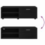 Gabinete de TV Negro 100.5 x 39 x 30 cm Madera contrachapada