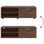 Gabinete de TV con cajón Marrón roble 100.5 x 39 x 30 cm