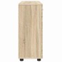 Vitrina Roble Sonoma 88.5 x 30.5 x 73 cm Madera contrachapada
