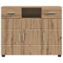 Vitrina Roble artisan 88.5 x 30.5 x 73 cm Madera contrachapada