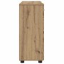 Vitrina Roble artisan 88.5 x 30.5 x 73 cm Madera contrachapada
