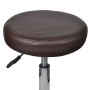 Taburete de oficina marrón de vidaXL, Sillas de oficina - Ref: Foro24-240473, Precio: 52,70 €, Descuento: %