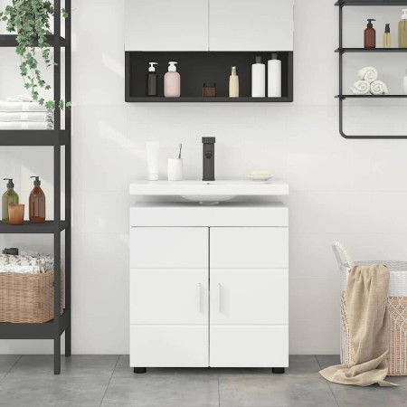 Armario para lavabo de baño con puerta TULUM 60 x 34 x 63 cm