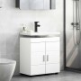Armario para lavabo de baño con puerta TULUM 60 x 34 x 63 cm