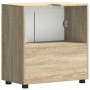 Armario para lavabo de baño TULUM Roble Sonoma 60 x 34 x 63 cm