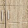 Armario para lavabo de baño TULUM Roble Sonoma 60 x 34 x 63 cm