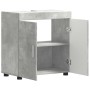 Armario para lavabo de baño TULUM Gris hormigón 60 x 34 x 63 cm