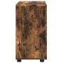 Armario para lavabo de baño TULUM Roble ahumado 60 x 34 x 63 cm