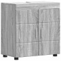 Armario para lavabo de baño TULUM Gris sonoma 60 x 34 x 63 cm