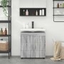 Armario para lavabo de baño TULUM Gris sonoma 60 x 34 x 63 cm