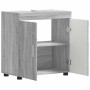 Armario para lavabo de baño TULUM Gris sonoma 60 x 34 x 63 cm