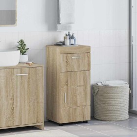 Gabinete de Baño TULUM Roble Sonoma 37 x 31.5 x 82 cm