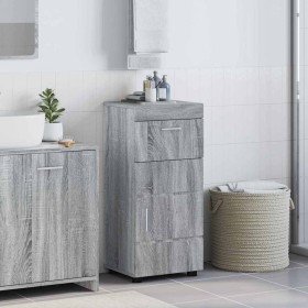 Juego de Muebles de Baño TULUM Gris Sonoma 37 x 31,5 x 82 cm en Tocadores de baño | Comprar online en Foro24
