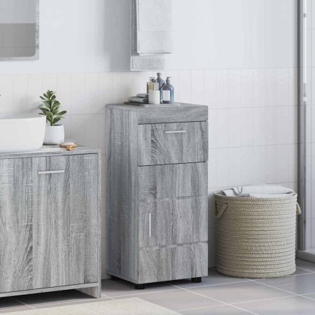 Gabinete de Baño con puerta TULUM Gris sonoma 37 x 31.5 x 82 cm