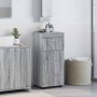 Gabinete de Baño con puerta TULUM Gris sonoma 37 x 31.5 x 82 cm