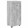 Gabinete de Baño con puerta TULUM Gris sonoma 37 x 31.5 x 82 cm