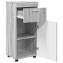Gabinete de Baño con puerta TULUM Gris sonoma 37 x 31.5 x 82 cm