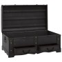 Large black wooden storage trunk by vidaXL, Storage trunks - Ref: Foro24-60797, Price: 188,14 €, Discount: %