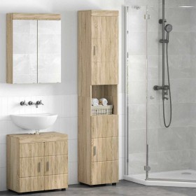 Gabinete de Baño TULUM Roble Sonoma 37 x 31.5 x 203 cm
