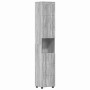Gabinete de Baño TULUM Gris sonoma 37 x 31.5 x 203 cm