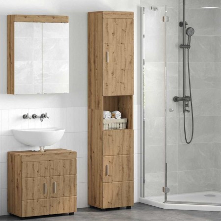 Gabinete de Baño TULUM Roble artisan 37 x 31.5 x 203 cm