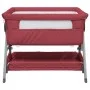 Cuna con colchón tela de lino rojo by vidaXL, Cribs and beds for children - Ref: Foro24-10293, Price: 116,64 €, Discount: %