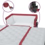 Cuna con colchón tela de lino rojo by vidaXL, Cribs and beds for children - Ref: Foro24-10293, Price: 117,87 €, Discount: %