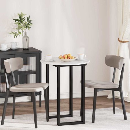 Encimera Blanco brillante 60 x 60 x 1.5 cm Madera contrachapada