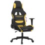 Gaming chair with yellow and black fabric footrest by vidaXL, Gaming chairs - Ref: Foro24-3143746, Price: 122,85 €, Discount: %