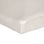 Tapas para postes de valla 6 uds metal galvanizado 71x71mm