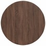 Encimera Marrón roble 80 x 80 x 1.5 cm Madera contrachapada