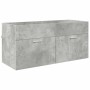 Mueble de lavabo con puerta Gris Concreto 38,5 x 100 x 46 cm