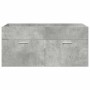 Mueble de lavabo con puerta Gris Concreto 38,5 x 100 x 46 cm