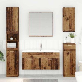 Mueble de lavabo con puerta Madera Vieja 38,5 x 100 x 46 cm en Tocadores de baño | Comprar online en Foro24