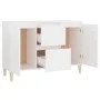 White engineered wood sideboard 101x35x70 cm by vidaXL, Sideboards - Ref: Foro24-806103, Price: 88,81 €, Discount: %