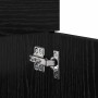 Mueble de lavabo con puerta Roble Negro 38,5 x 100 x 46 cm