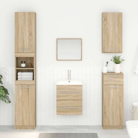 Mueble de lavabo con cajón Roble Sonoma 38,5 x 41 x 48 cm