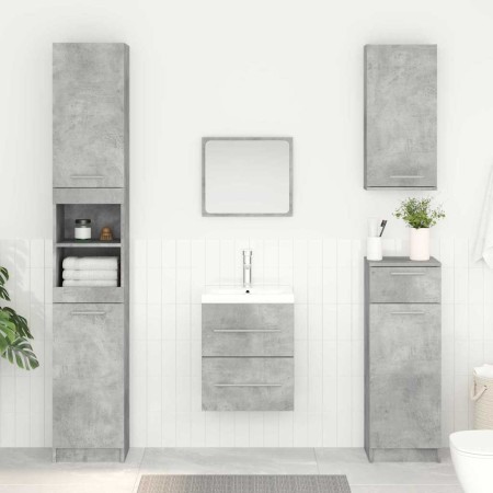 Mueble de lavabo con cajón Gris Concreto 38,5 x 41 x 48 cm