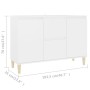 Weißes Sideboard aus Holzwerkstoff, 101 x 35 x 70 cm von vidaXL, Sideboards - Ref: Foro24-806103, Preis: 91,94 €, Rabatt: %