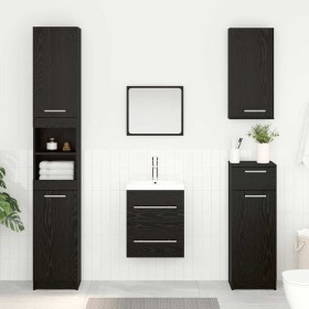 Mueble de lavabo con cajón Roble Negro 38,5 x 41 x 48 cm