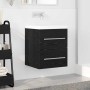 Mueble de lavabo con cajón Roble Negro 38,5 x 41 x 48 cm