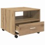 Mesa de Café Roble artisan 55 x 55 x 45 cm Madera contrachapada