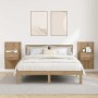 Mueble de cama 2 pcs Roble artisan 48.5 x 32.5 x 80 cm