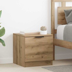 Mueble de cama 2 pcs Roble artisan 40 x 39 x 40 cm en Mesitas de noche | Comprar online en Foro24